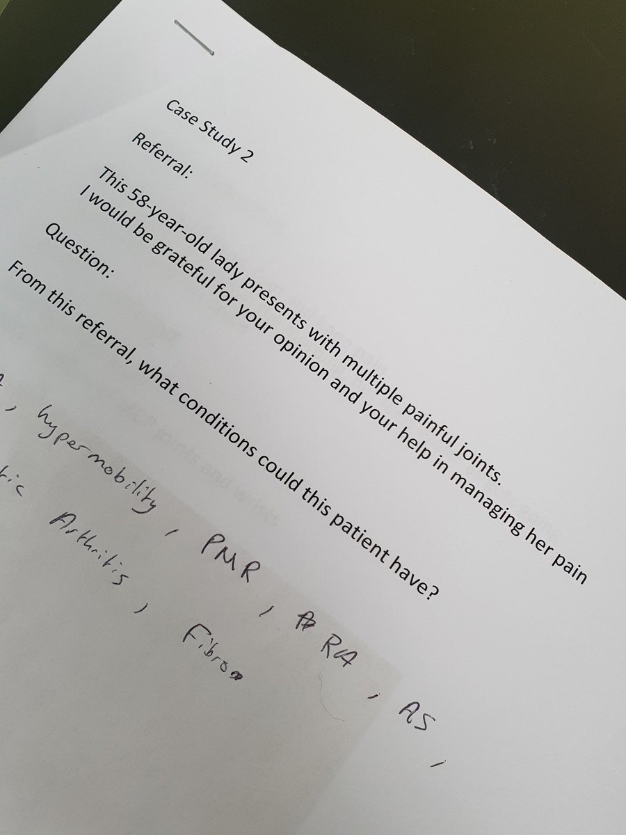 NM_CommunityMSK's tweet photo. Thursday last week we had a great team in service from Gavin, one of our APPs, on the topic of Rheumatology. With a self referral system, it is important that we know all about the common rheumatological conditions and make sure we know when to refer onwards! https://t.co/cYy0gZpkHI