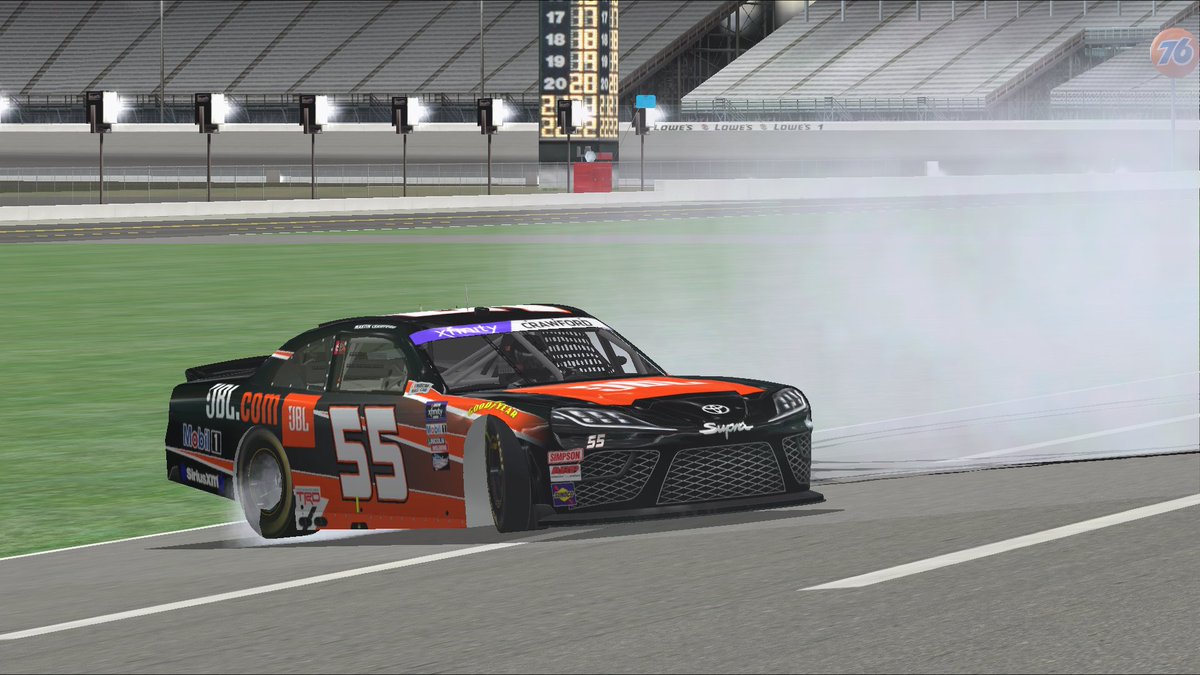 Bruh_plus's tweet photo. The NBDS Charlotte Chase race saw Martin Crawford get his first win of the season! Unfortunately he missed out on a Chase spot but never gave up and dominated last night!
Three races remain to reveal the champion.
#NBDS | #Ambetter250 https://t.co/cZJW4YeEQp
