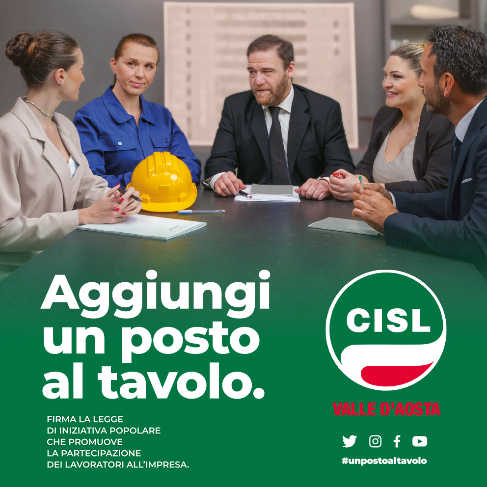CislVdA's tweet photo. 📆 Martedì 1° agosto
📍Aosta, Place des Franchises (Croce di città)
⏰ dalle ore 9:00 alle ore 12:00

Vi aspettiamo per firmare ✍🏻 la legge di iniziativa popolare che promuove la partecipazione dei lavoratori all'impresa!

#cisl #cislnazionale https://t.co/U5sz2QthqB