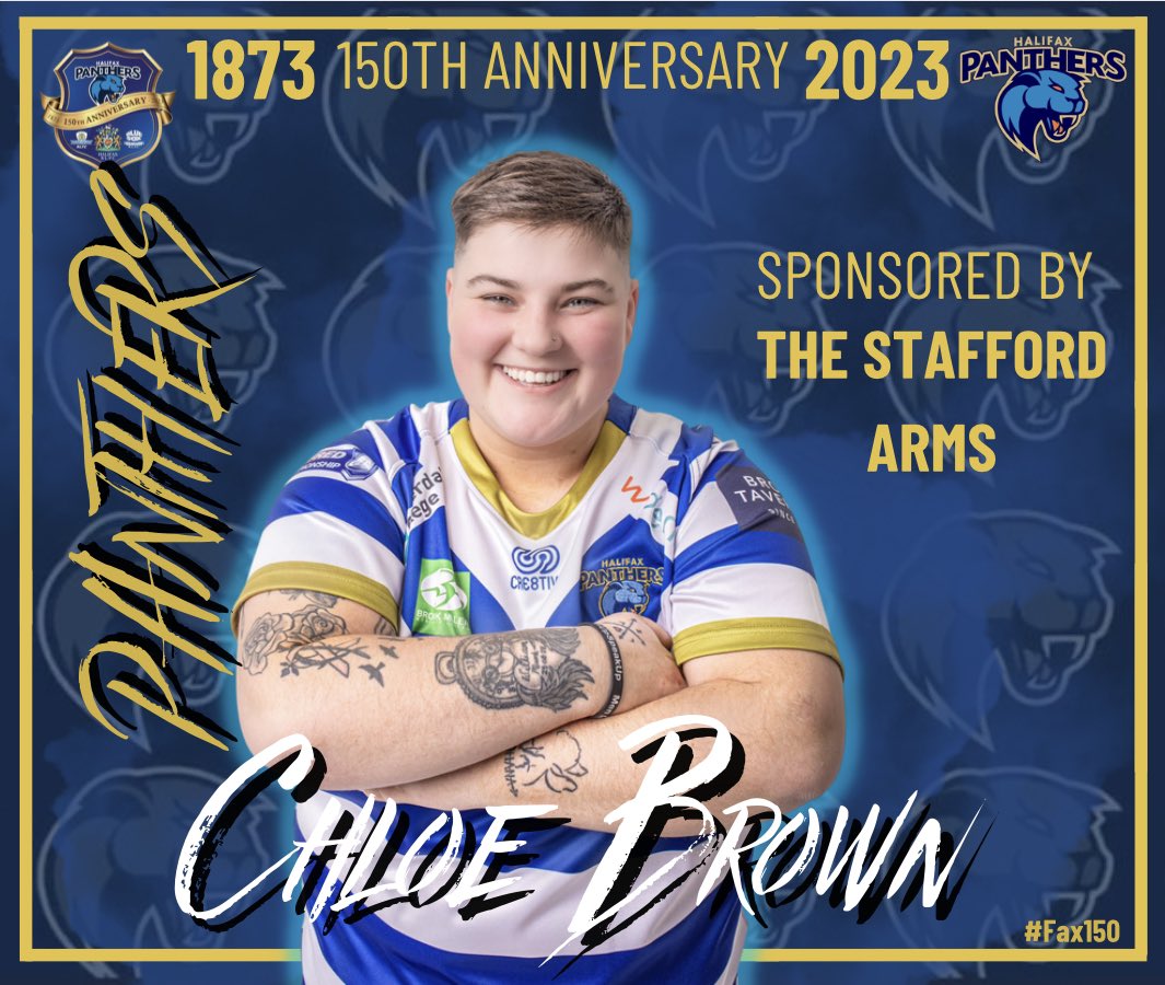 Try scorer and player of the match for the panthers, Chloe Brown.

A hat trick of tries, 2 conversions and a solid all round performance from Chloe - a well deserved player of the match