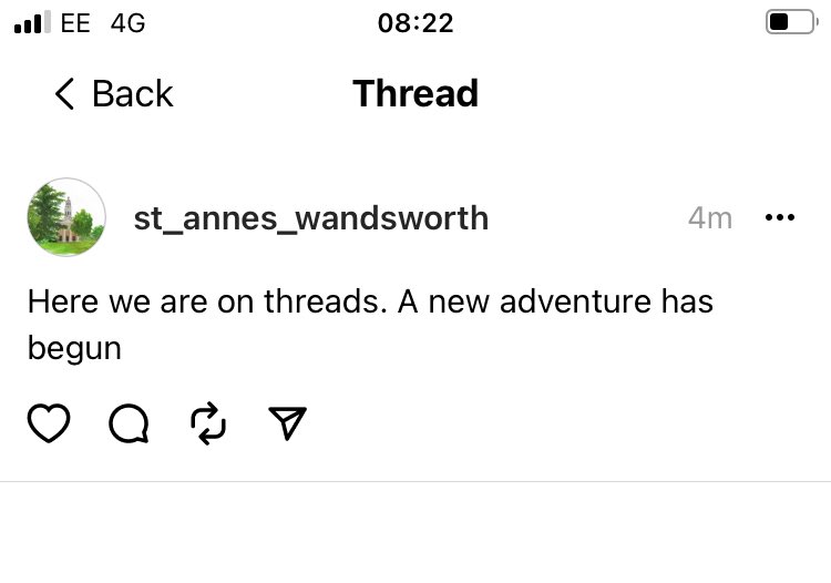 StAnneWandsw's tweet photo. Weโre now also on #ThreadsApp
Just in case you chose to follow us.
#wemisstwitter https://t.co/NBgPRbavaO