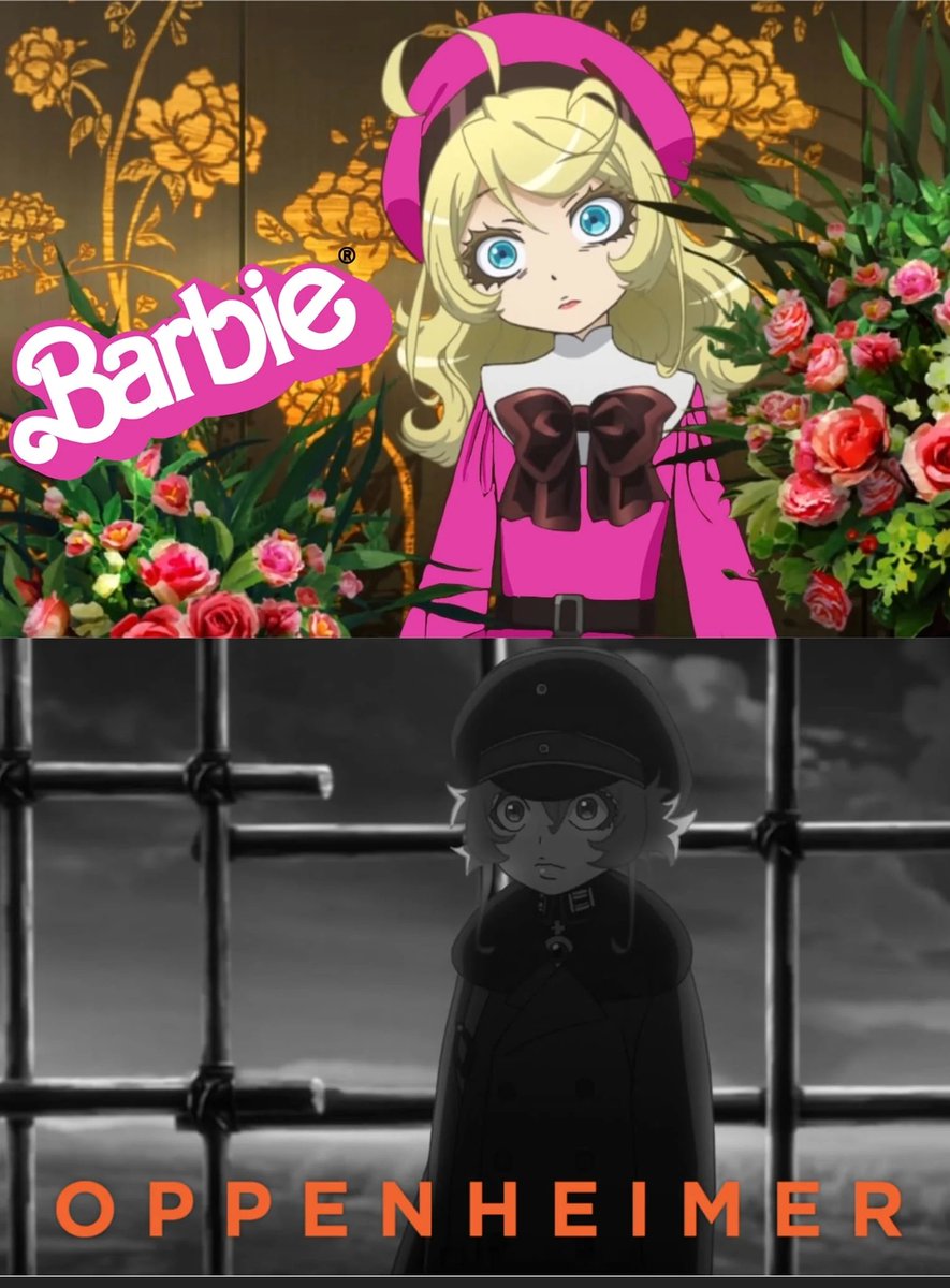 HerodotusOnTour's tweet photo. Barbieheimer: Youjo Senki Edition https://t.co/A1ZMFdc69v