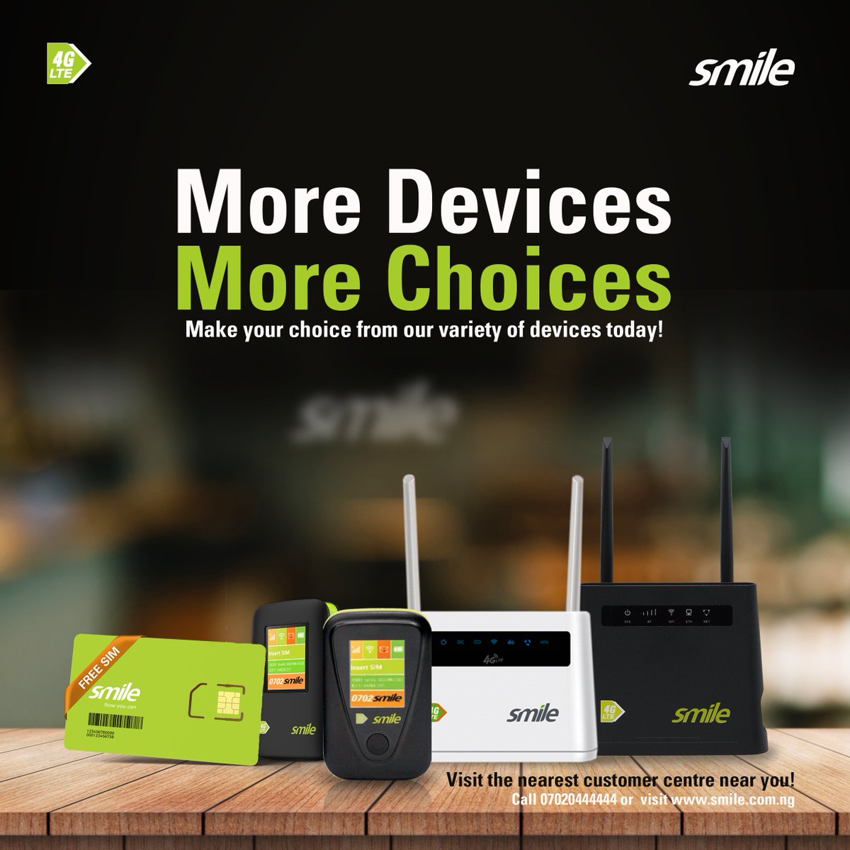SmileComsNG's tweet image. Found your choice?
Reach out to us and get one today!
Our Customer Center is closer to you than you think. Click bit.ly/3mhxjm5 to locate the nearest Customer Center.. Smile
#Devices #Mifi #Router #Pocketfriendly #Smile