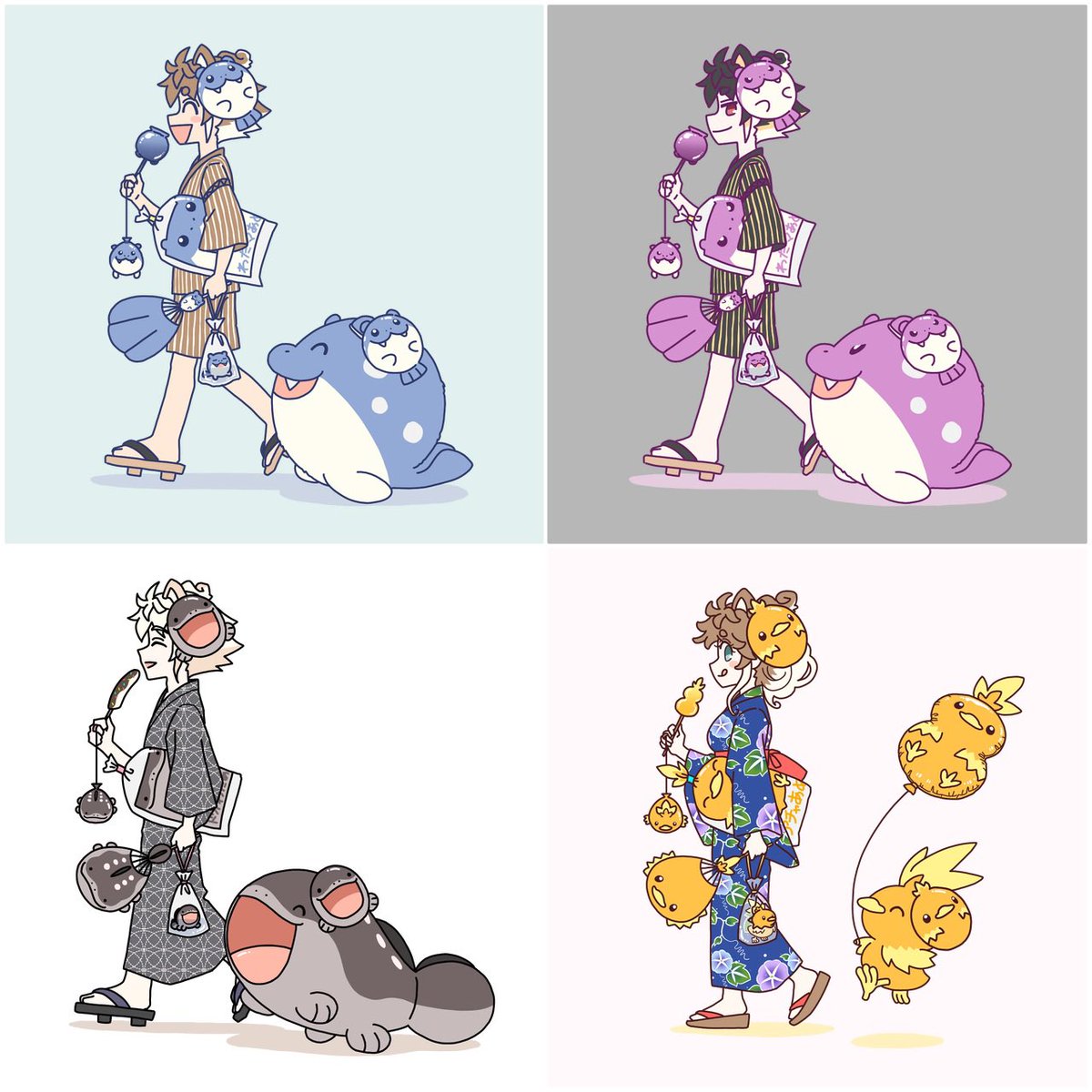 #今月描いた絵を晒そう この4つが僕のベスト!