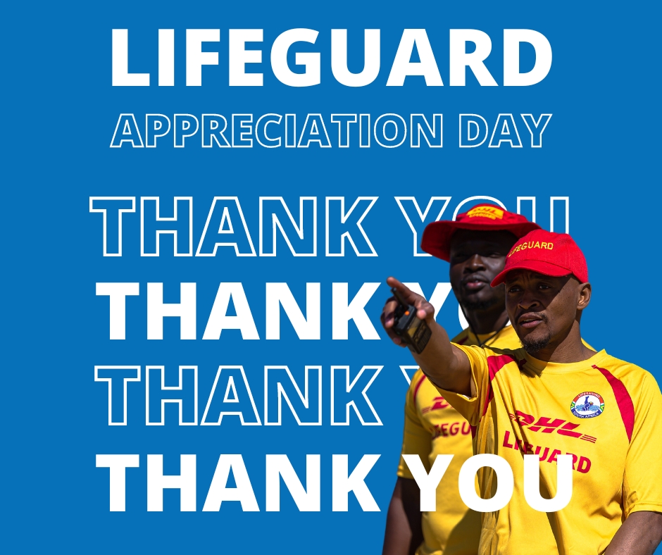 LifesavingSA's tweet photo. International Lifeguard Appreciation Day is celebrated today, honouring and appreciating those heroes who ensure our pools, beaches, dams and lakes are safe and preventing drowning.
#DHLLifesaving #LifesavingSA #internationallifeguardappreciationday #lifeguardappreciation https://t.co/mz6PrIy8SH