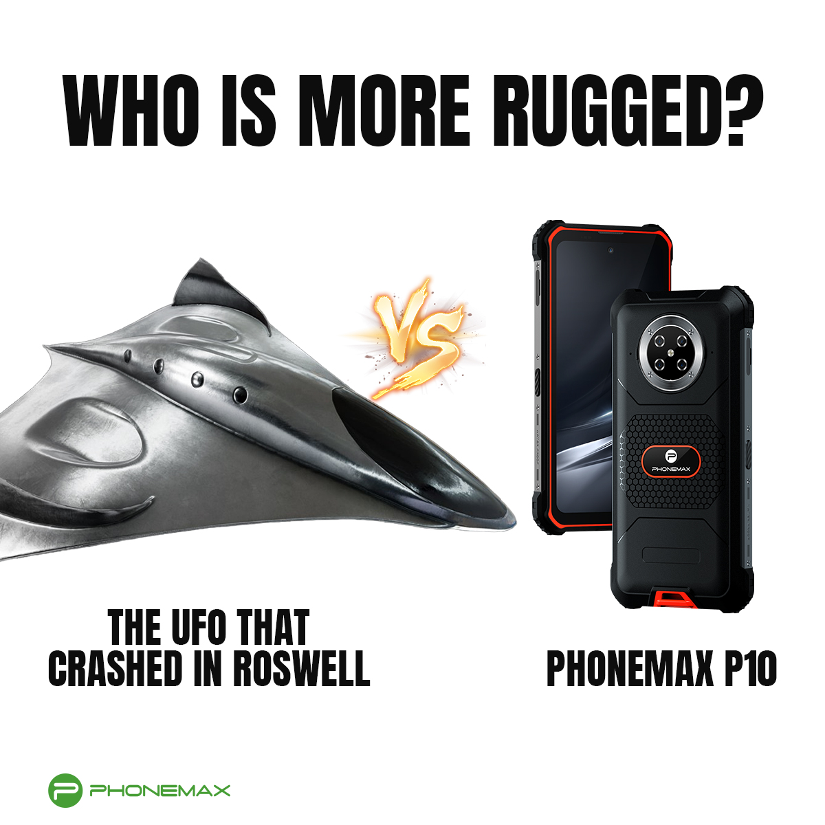 PhonemaxMobile's tweet photo. Out of pure curiosity, I can't help but wonder: which is sturdier, the rugged phone from #Phonemax or the UFO? 🤣🤣🤣🤣

#adventurebound #Phonemax #ruggedphone #ruggedstyle #ruggedphones #ruggedphone5g #technology #outdoors #phones https://t.co/gqKW3UvKzv