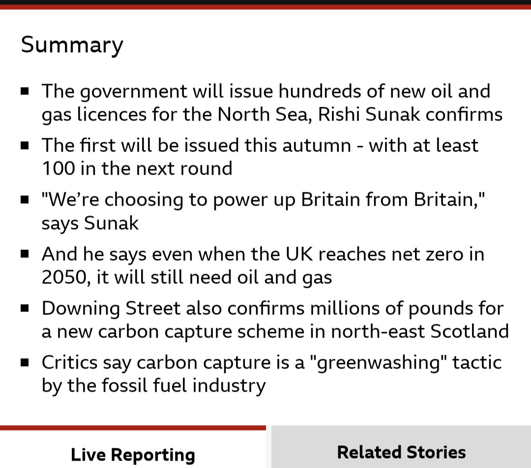 There we have it folks. <a href="/RishiSunak/">Rishi Sunak</a> just sacrificed our children and grandchildren on the altar of fossil fuel capitalism.

Hundreds of new oil and gas licenses in a #ClimateEmergency

This isn't leadership.
This is madness.