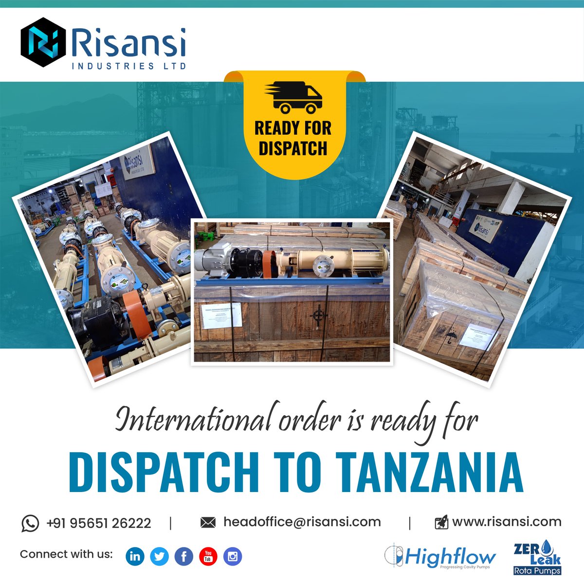 Exciting News! International Order is READY to be Dispatched!

It's with great pleasure Risansi announces that the eagerly awaited order is now packed and prepped for dispatch to Tanzania!

#pump #PumpIndustry #dispatched #grateful #happycustomer #happyclients
#risansi