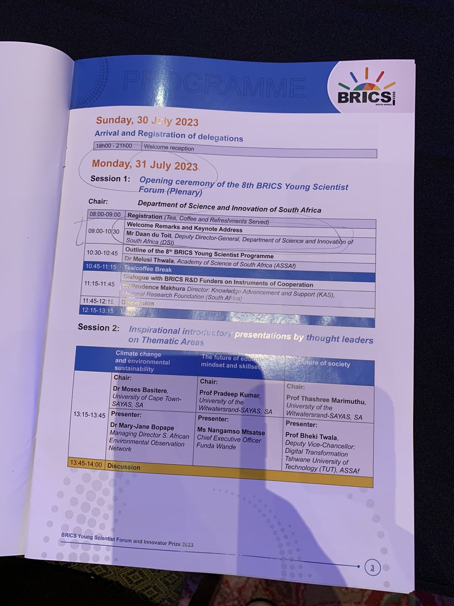 dstigovza's tweet photo. Deputy Director-General of the DSI, Mr Daan du Toit is currently delivering the opening remarks and keynote address at the 8th #BRICS Young Scientists Forum held in Gqeberha #RoadtoBRICS #ScienceSavingLives #ItsPossible https://t.co/dKntC3ktTl