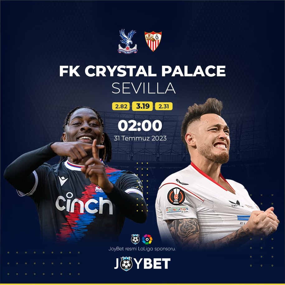 JoyProResmii's tweet photo. JOYBET Güncel Giriş Adresi: https://t.co/uygrAXIE2x

Bugünün Karşılaşmaları;

#ManchesterUnited - #BorussiaDortmund 
#CrystalPalace - #Sevilla

#Futbol Tutkunlarını En Yüksek Oranlarla, Yüzlerce Bahis Seçenekleriyle Bekliyoruz!
Futbolun Ve Diğer Tüm Sporların Kalbi #JOYBETPRO https://t.co/zmJa6eDlJV