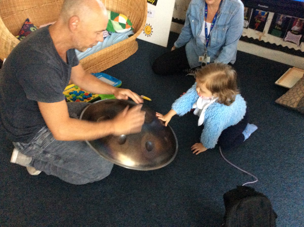 IsobelMairFC's tweet photo. The Cara children loved listening to the handpans. #handpans #music #connection https://t.co/uPKJRXqm4V