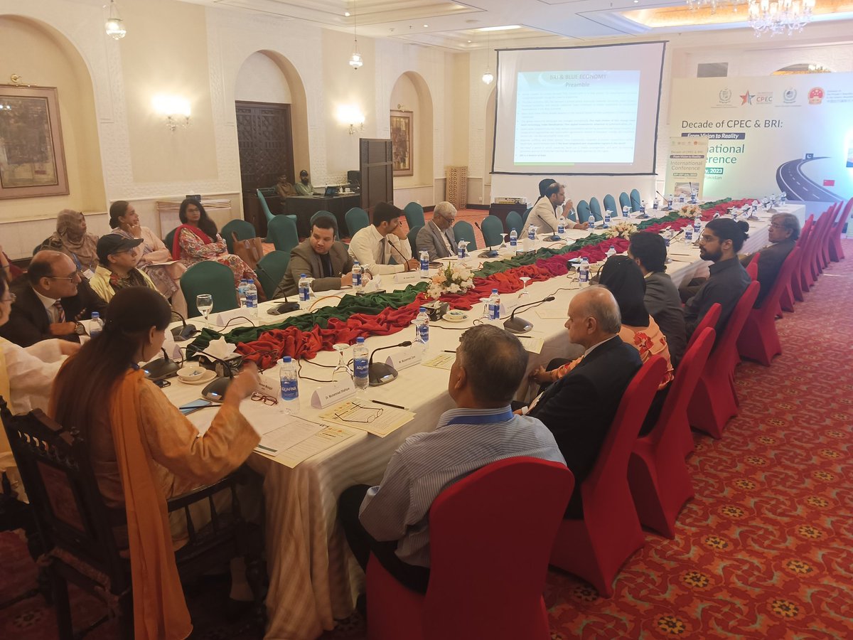 gcs_zarar's tweet photo. Participating in Technical Session of CPEC Conference 2023, Islamabad. https://t.co/VmEDNYrdIW