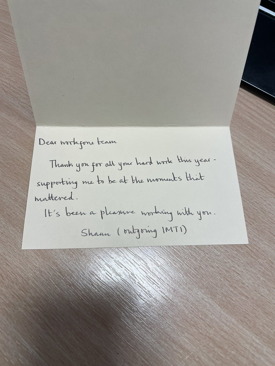 A very heartwarming start to the week. One of our lovely drs came to the hub to bid us farewell and thank us for supporting her over the last year! 🥰