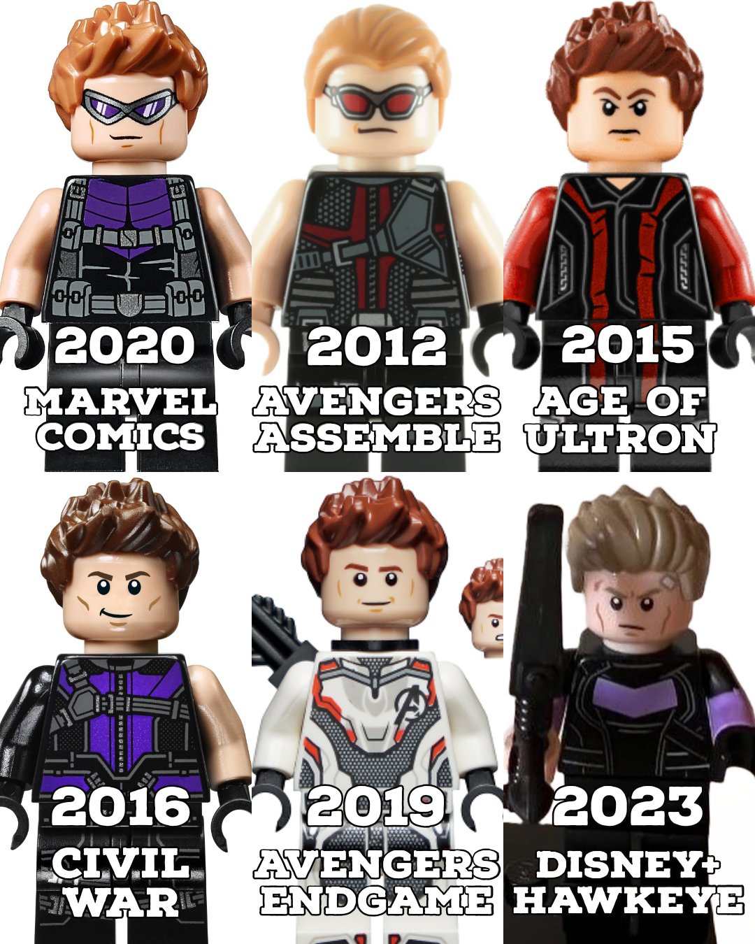 Mario Power X LEGO Hawkeye Thought the years https t YUx6v1DCVF X