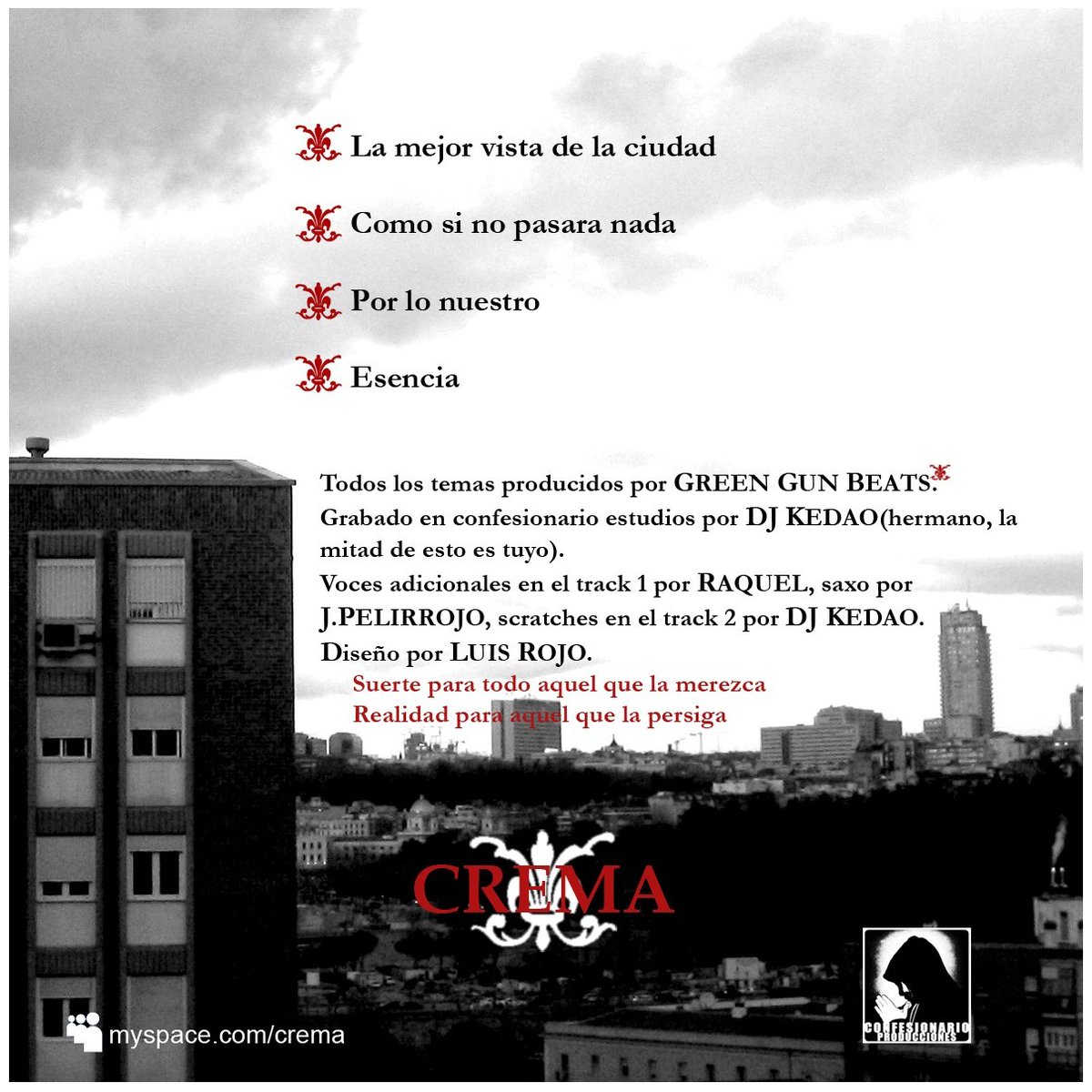 GRINDIN_Radio's tweet photo. 💽 Hoy 31 de julio de 2023, se cumplen 16 años del lanzamiento de 'Desde la octava ventana del bloque' de Crema (@c_tangana)

¿Track favorito? https://t.co/qRTGTjI1JR