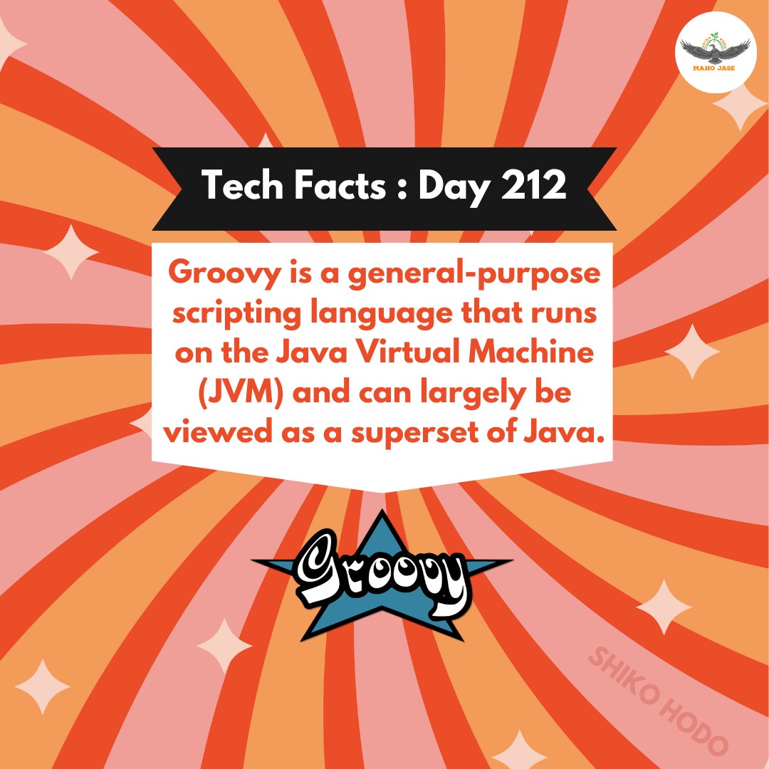 mahojase's tweet image. Tech Facts: Day 212

#groovy #groovyprogramming #groovyfacts #groovytechnical #coding #development #technicalcourse #coding #dailytechfacts #Mjit