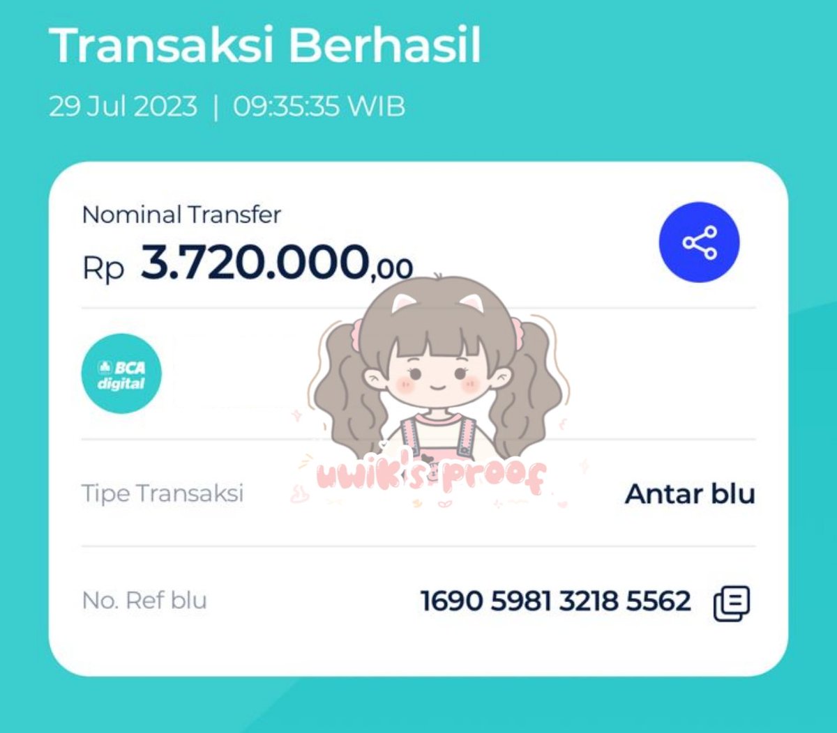 dwinoona's tweet image. 1. spaylater to spay
2. spaylater to spay
3. akulaku to Bca digital
4. kredivo to spay 

#testinyauwik