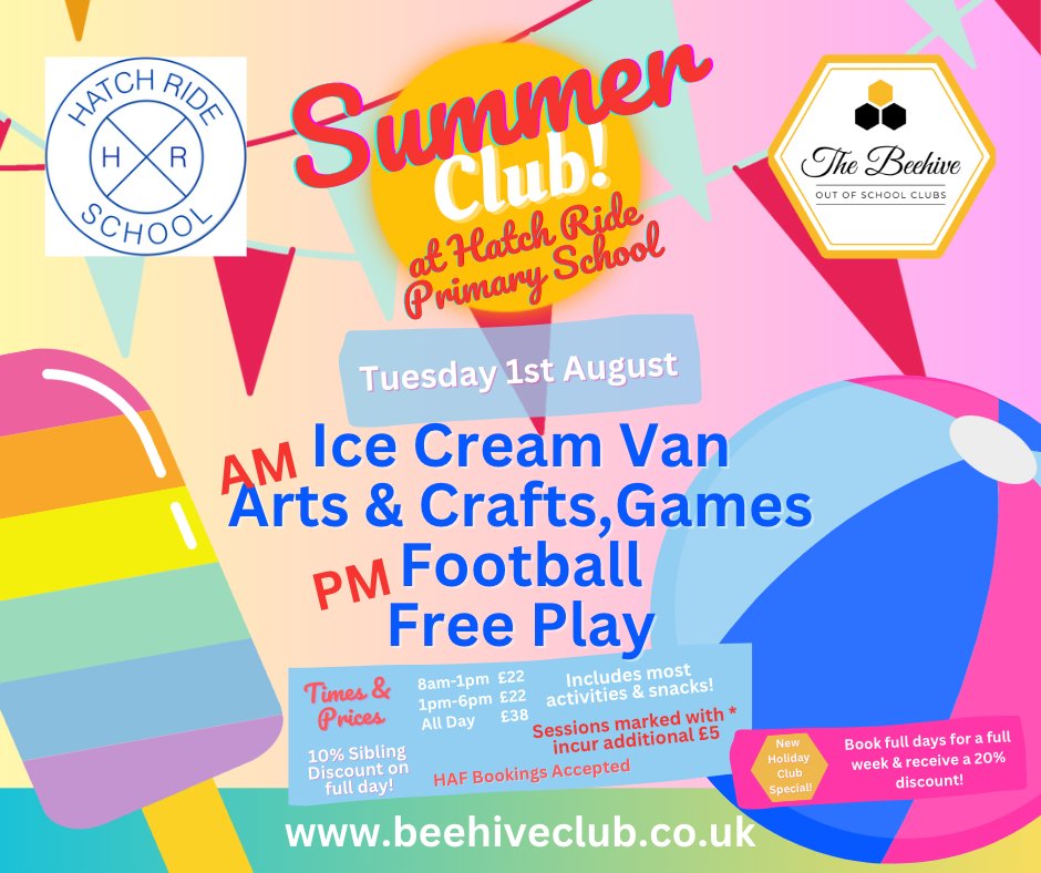 The fun continues tomorrow! For our weekly schedules and club access info, please visit: beehiveclub.co.uk/holidayclubs #summerholidayclubs #berkshireholidayclubs