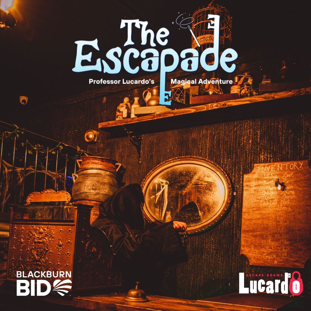 Coming to Blackburn Town Centre this Friday!

We've partnered with <a href="/LucardoRawHQ/">Lucardo Rawtenstall</a> to bring you a magical puzzle trail🔮

10 puzzles
10 locations
...and prizes to be won for solving them all!

 blackburnbid.co.uk/the-escapade

📷: shutterbug_luke1991