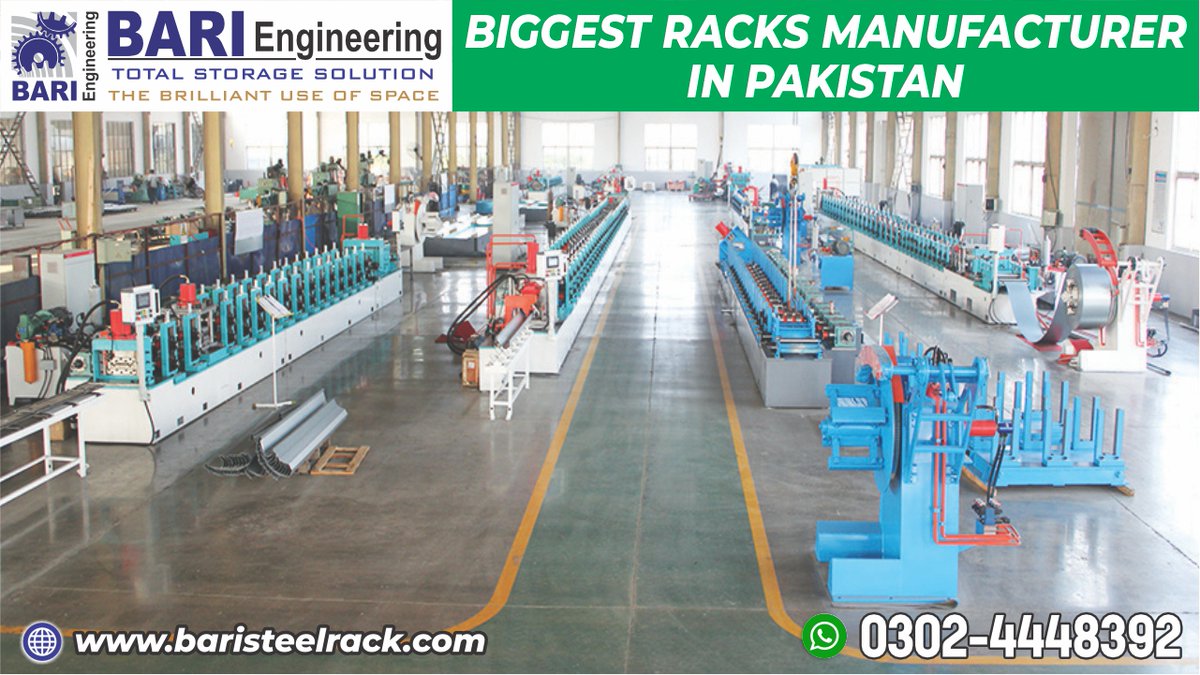 bariengineer001's tweet image. Biggest Racks Manufacturer in Pakistan | Bari Engineering | Racks in Lahore 
Leading racks manufacturer in Lahore, Pakistan. Bari Engineering - Your reliable source for top-quality racks. Visit us now! #PakistanRacks #BariEngineering #LahoreManufacturers #TopQualityRacks
