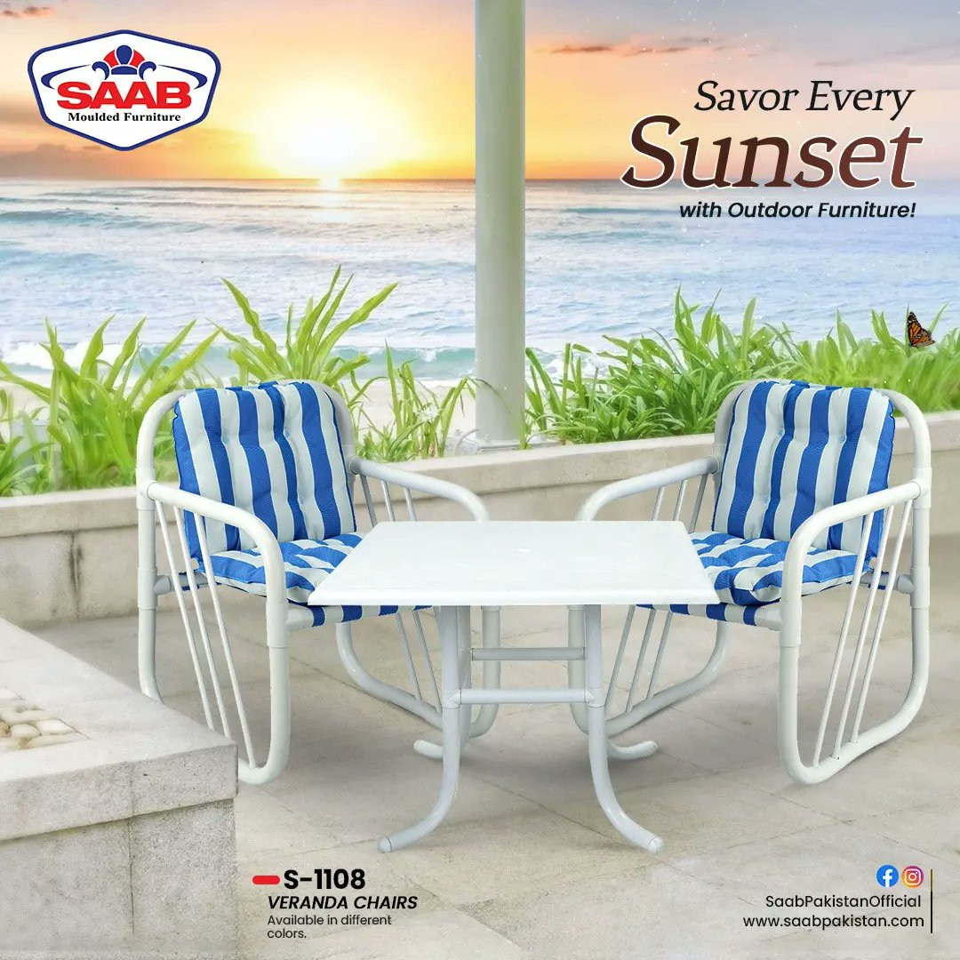 SAABPakistan's tweet image. Perks of Saab
Provides a view with never ending comfort. Experience the most beautiful sunsets with Saab.

0330-7474061
🌎 saabpakistan.com

#studyChairs #studybecomefun #appealingdesigns #plasticchairs #jalichairs #saabfurniture🌎#outdoorsofa #sofaset