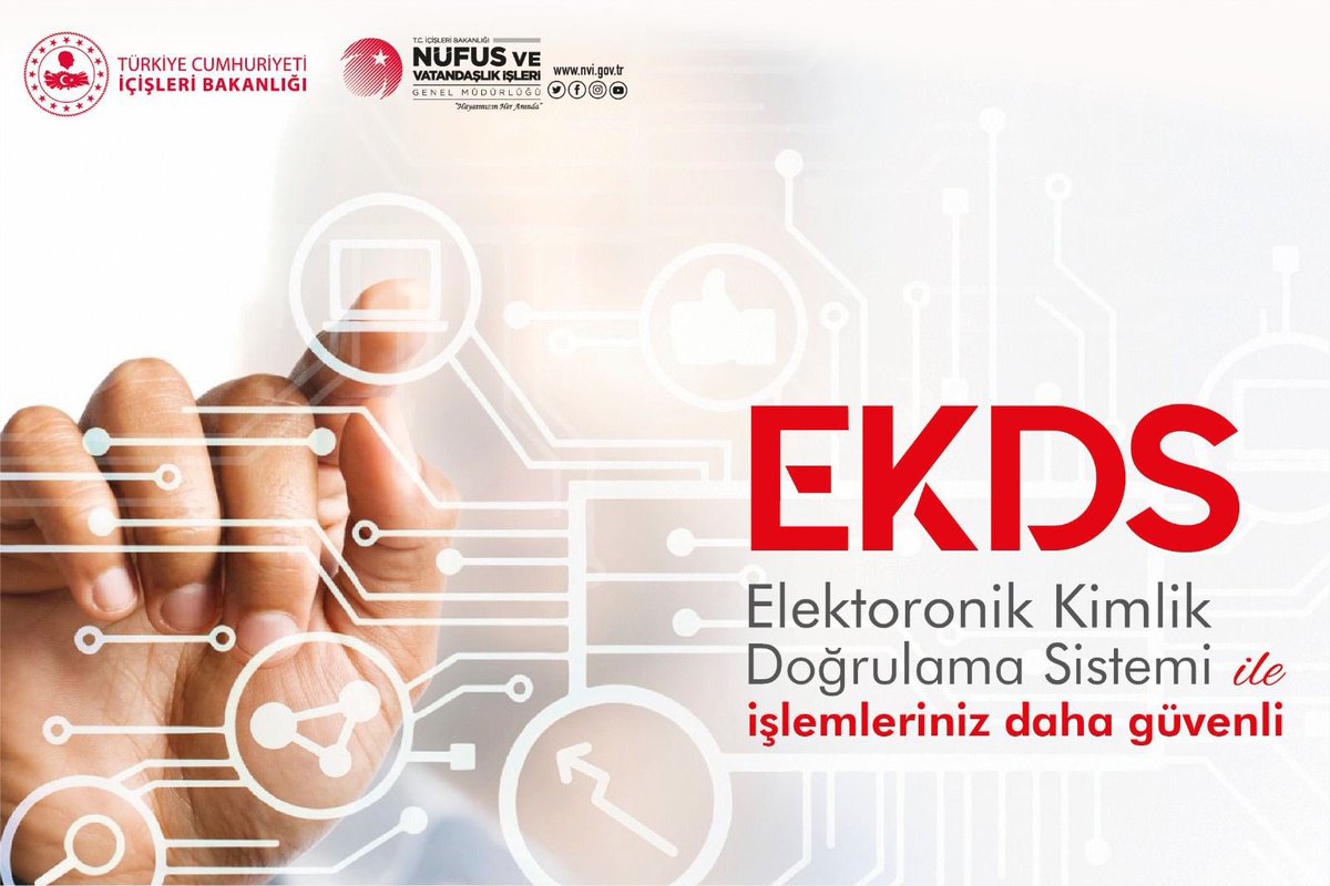 Yeni Nesil Kimlik Kartının özellikleri kullanılarak geliştirilen Elektronik Kimlik Doğrulama Sistemi ile;
✅ Kimlik bilgilerinin doğrulanması,
✅ Kimlik sahteciliğinin engellenmesi,
✅ Usulsüzlük ve mali kayıpların azaltılması,
✅ Bürokrasinin azaltılması sağlanmaktadır.