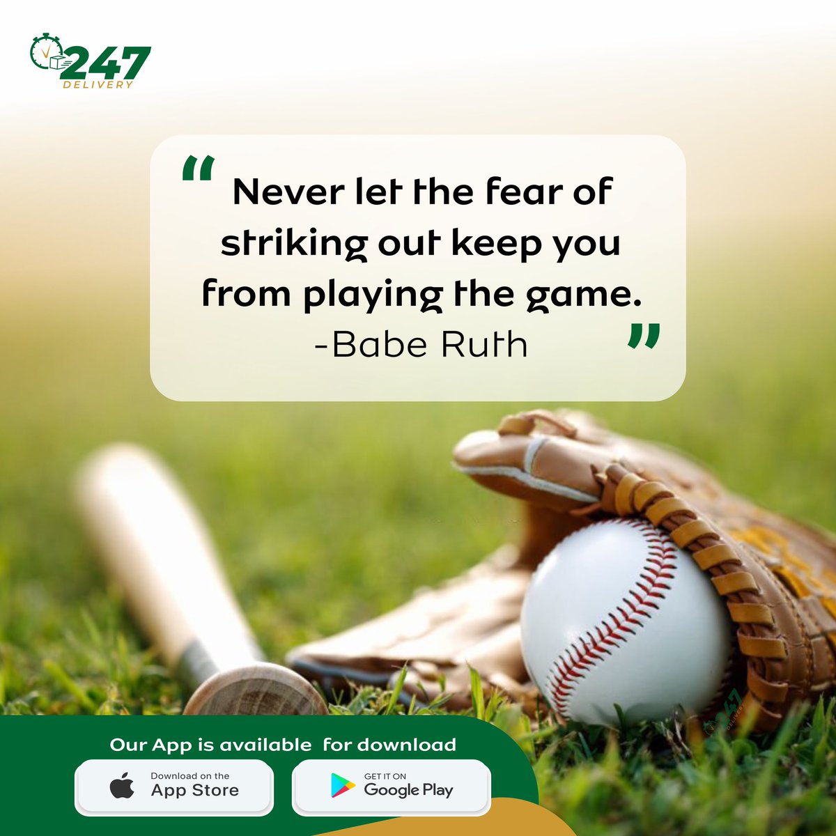 247deliveryng's tweet photo. Embrace the unknown and unleash your potential.
Don't let fear hold you back. Play the game with courage and determination.
Happy Monday 🥰
#247delivery #NoFear #PlayOn https://t.co/7iazbTF5ad