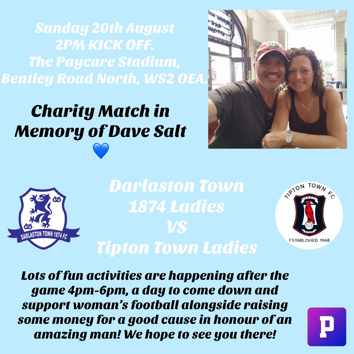 roxyleighx's tweet photo. Fundraising day in memory of the best man ever, Dave Salt 💙 please share x https://t.co/aWMQGlcdqF