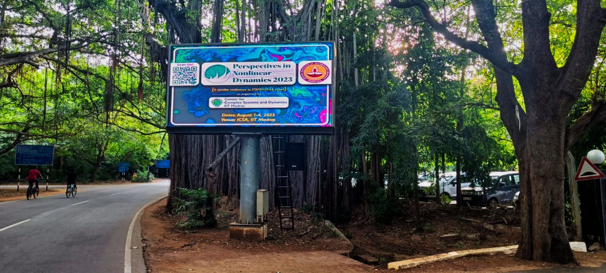 Center for Complex Systems and Dynamics IIT Madras (@ccsdiitm) on Twitter photo We are excited to welcome almost 180 delegates to our beautiful IIT Madras campus for the triennial conference "Perspectives in Nonlinear Dynamics 2023", starting from August 1. More details are available at web.iitm.ac.in/ccsd/workshops… <a href="/iitmadras/">IIT Madras</a> <a href="/sayangupta/">Sayan Gupta</a> We are excited to welcome almost 180 delegates to our beautiful IIT Madras campus for the triennial conference "Perspectives in Nonlinear Dynamics 2023", starting from August 1. More details are available at web.iitm.ac.in/ccsd/workshops… <a href="/iitmadras/">IIT Madras</a> <a href="/sayangupta/">Sayan Gupta</a>
