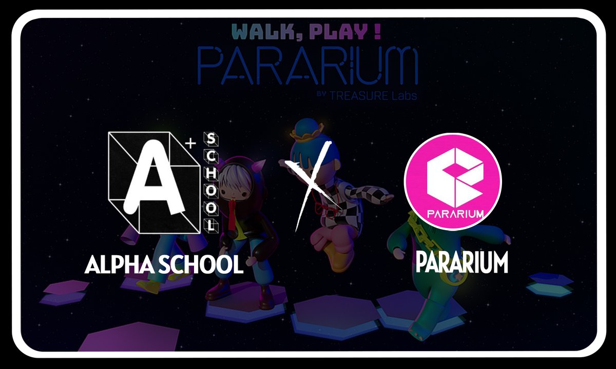 Kassia9410's tweet photo. AlphaSchool X Pararium

👑Prize
Booster #NFT #AD x 3
Booster #NFT #WL x 30

⏰ ~ August 6th (Sun) 23:59

📍Follow + ❤ +🔄+Tag3
@pararium_world
@0x_alphaschool
@mason_pararian
@AlphaSchool77

📍Join Discord
https://t.co/vU9oWKak0D

📍Fill out the Form
https://t.co/Qqz7r029Nn https://t.co/fS65tshmSl