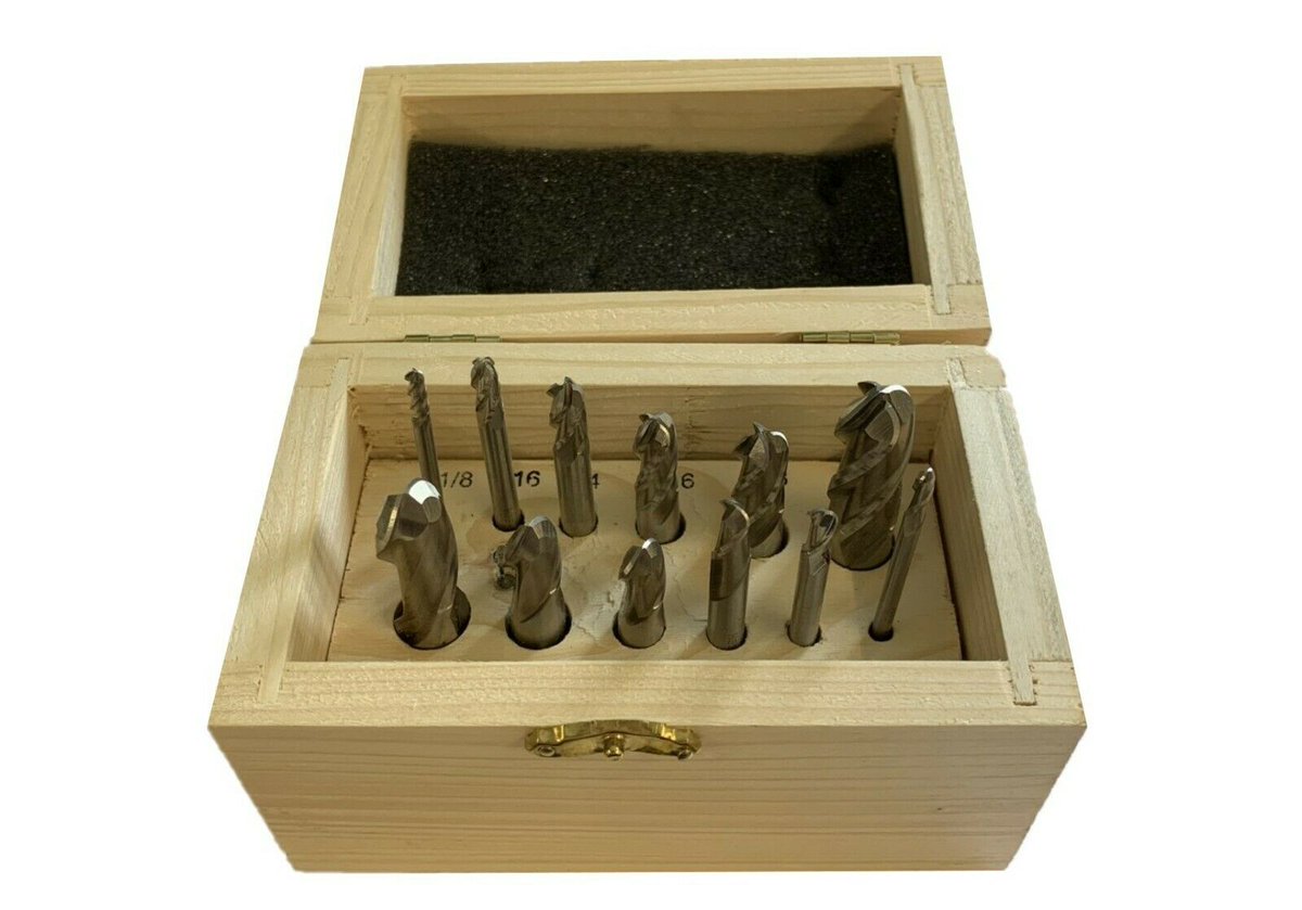 rdgtools01's tweet image. 12PC SET IMPERIAL ENDMILLS AND BALL ENDMILLS 1/8 - 1/2"
Price: £35.42 (£42.50 Inc VAT)
👇👇
rdgtools.co.uk/acatalog/12PC-…

#endmills #imperial #millingtools #lathe #machinery #rdgtools #myford #slotdri