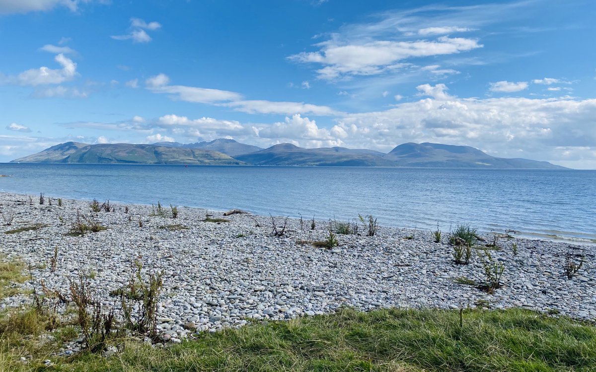 The Isle of Arran from Skipness Beach, Kintyre