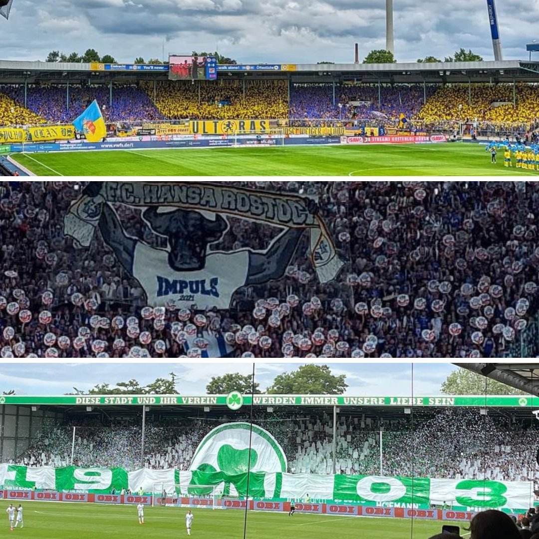 FasziFankurve's tweet photo. Großes Update an Fanfotos online. Wir zeigen Bilder von allen Partien des 1. Spieltags der #2Bundesliga. Außerdem sind noch sieben unterklassige Spiele dabei. Klickt euch durch die Bilder: #OSNKSC #FCHFCN #EBSKSV #SGFSCP https://t.co/YnySRCRByu https://t.co/v3svmaPK3t