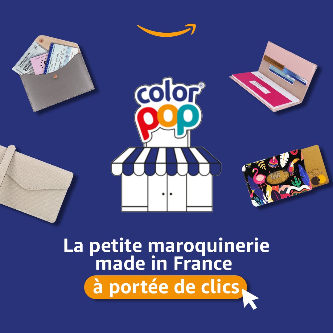 « Une belle réussite française »

Amazon soutien les TPE &amp; PME en France. Exemple notoire avec Color Pop, une marque de petite maroquinerie PVC, que vous pouvez retrouver dans la Grande Boutique du Fabriqué en France d’Amazon.fr.
🔗 ouest-france.fr/economie/entre…