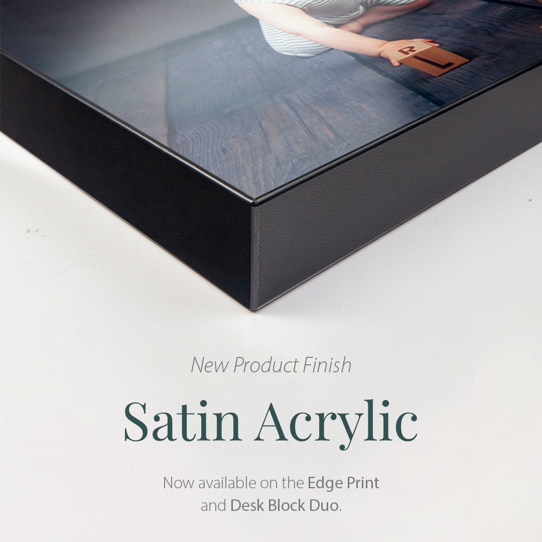 You asked and we delivered! 💥

Our much-loved Satin Acrylic Finish is now available on the Edge Print and Desk Block Duo. 

Find out more: lxly.uk/satinacrylic