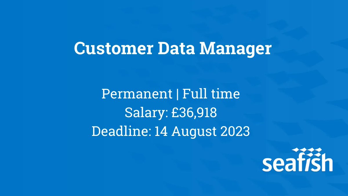 #jobvacancy - We've got an exciting role advertised in our Communications team We’re looking for a data-focused marketing professional to lead on customer data management and help maximise engagement with our target audiences. Visit buff.ly/3NxLUor to find out more.