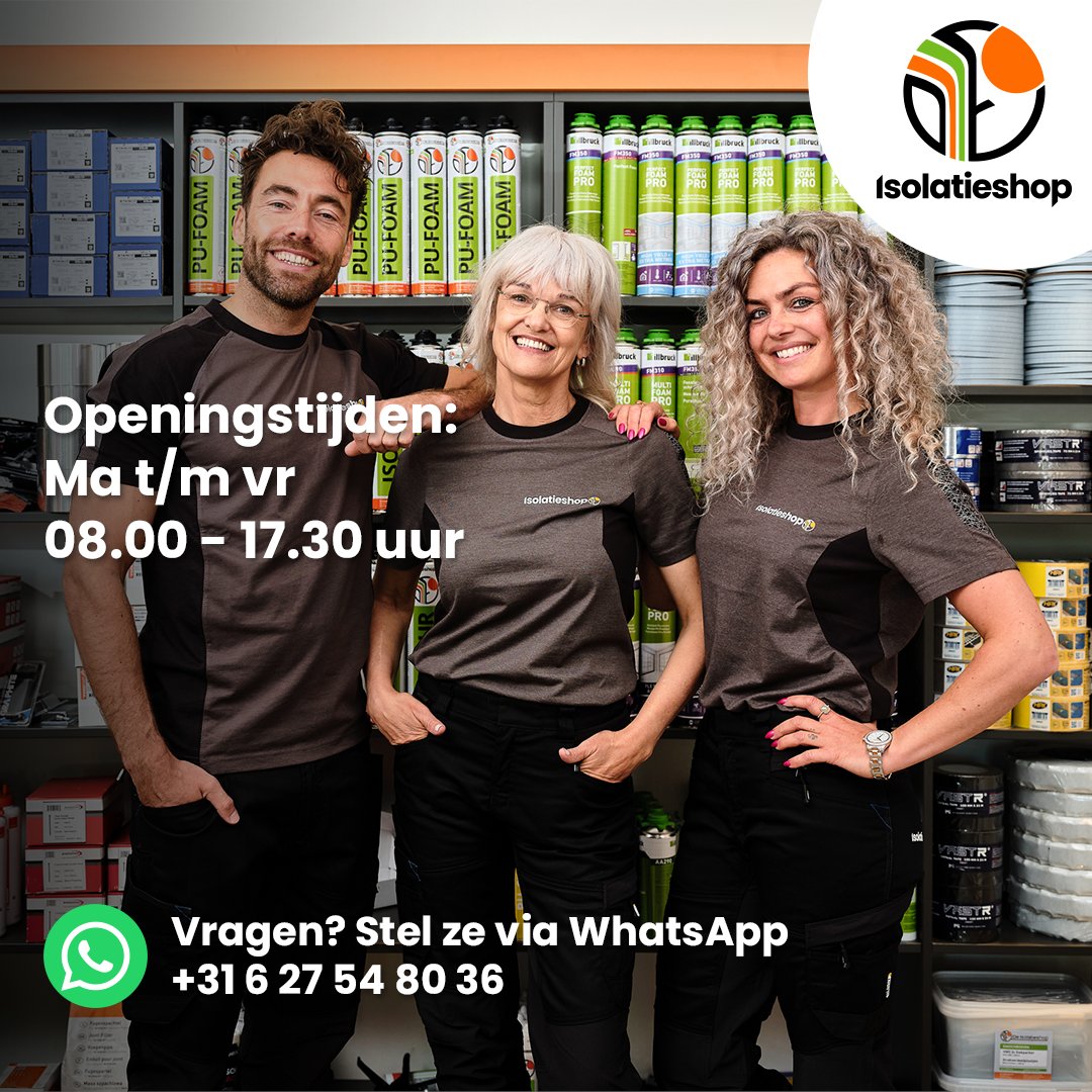 Bouwvak regio Zuid is van start! Of je deze zomer nou doorwerkt of je welverdiende rust pakt. Bij de Isolatieshop staan we elke werkdag voor je klaar.

#bouwvak #zomervakantie #bouwvakzuid #isoleren #isolatie #isolatieshop #isolatiemateriaal