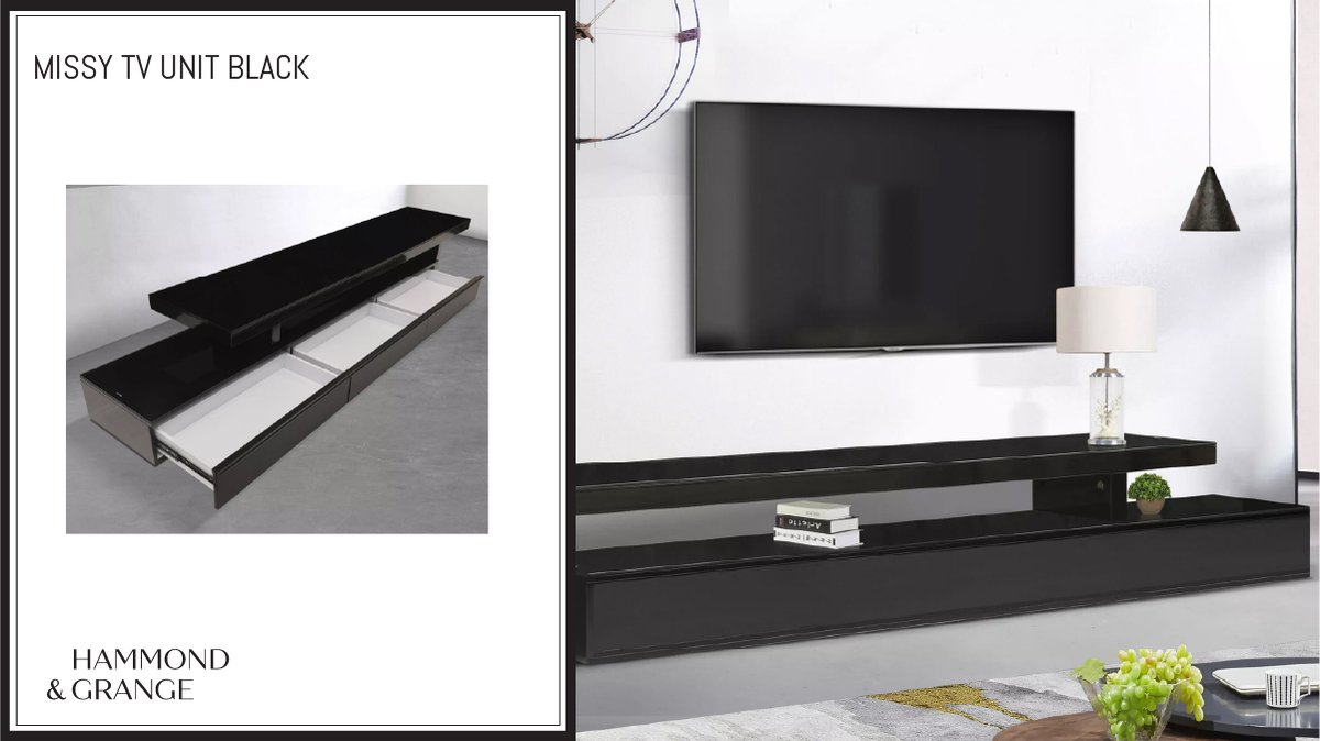 hammondgrange's tweet image. Check this out! 🤩Our sleek and stylish Black Tv Unit is the perfect addition to your living space! 📺 With strong and sturdy construction, it is sure to last for years to come. Plus, it's 10% OFF! 👉 hammondandgrange.com.au/product/missy-…

#hammondandgrange #TVunit #EntertainmentUnit