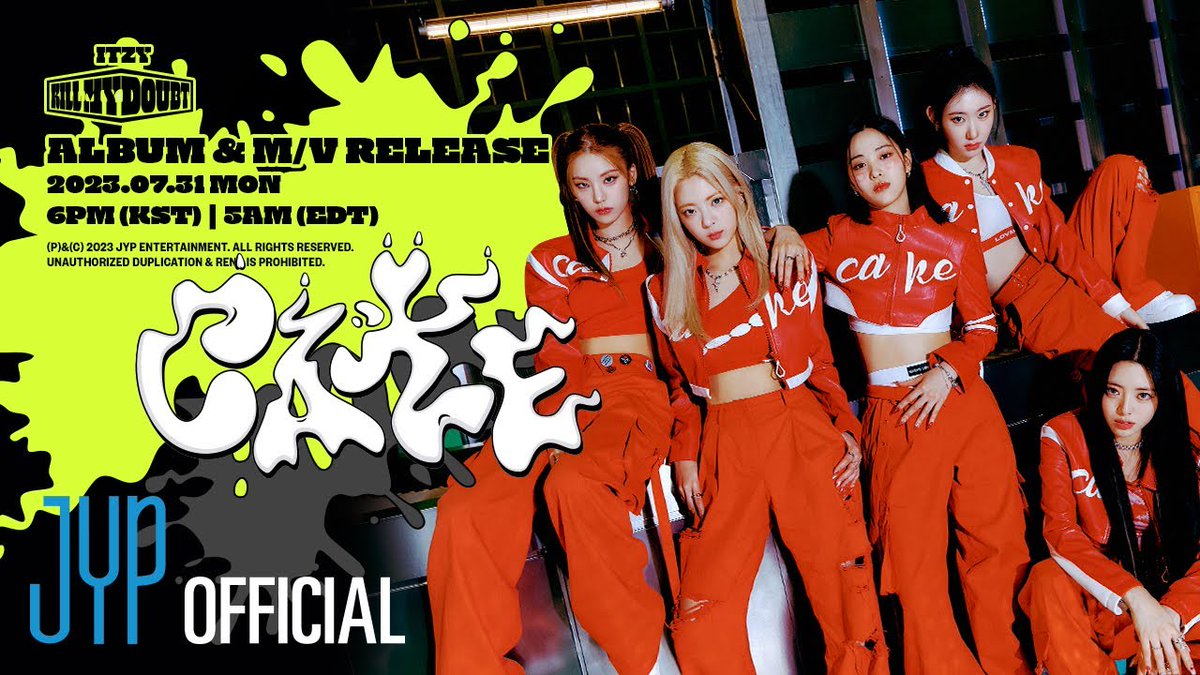 ITZY_WT's tweet photo. ITZY "Cake" MV Premiere now available on YouTube!

🔗https://t.co/ZiWhdsJqFc

Midzys, please go and start liking  &amp; commenting the MV Premiere on YouTube, this is important for the 1st hour of tracking!

ITZY IS BACK
#ITZY_CAKE #있지맛_케이크_왕하고_먹을시간 @ITZYofficial https://t.co/xDT6DEUDqH