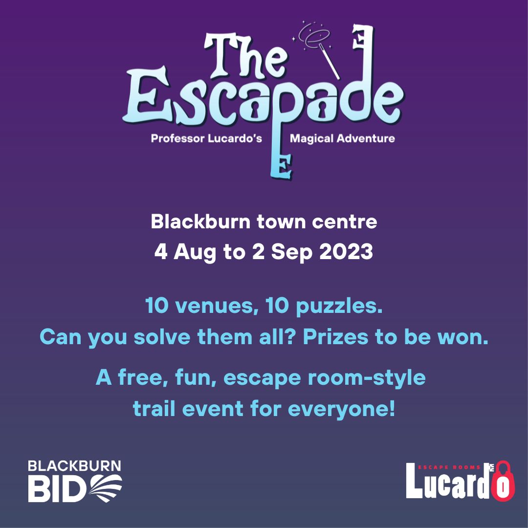 Happening all summer!🔮Pick up your trail map from the Ask Me Point in the <a href="/Mall_Blackburn/">The Mall Blackburn</a>