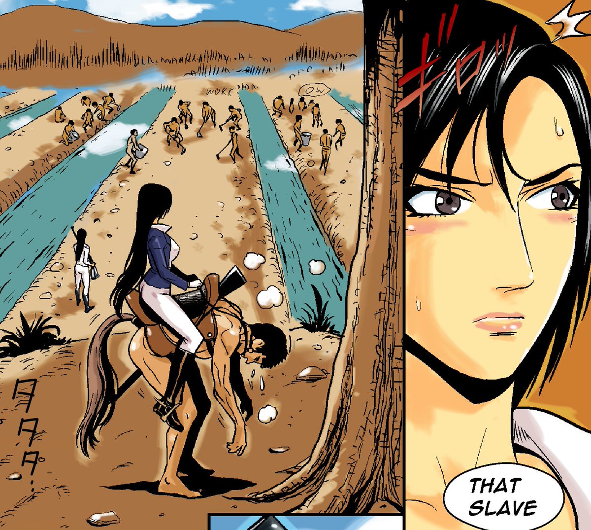 156. Mistress oversaw labor slaves in her plantation. 