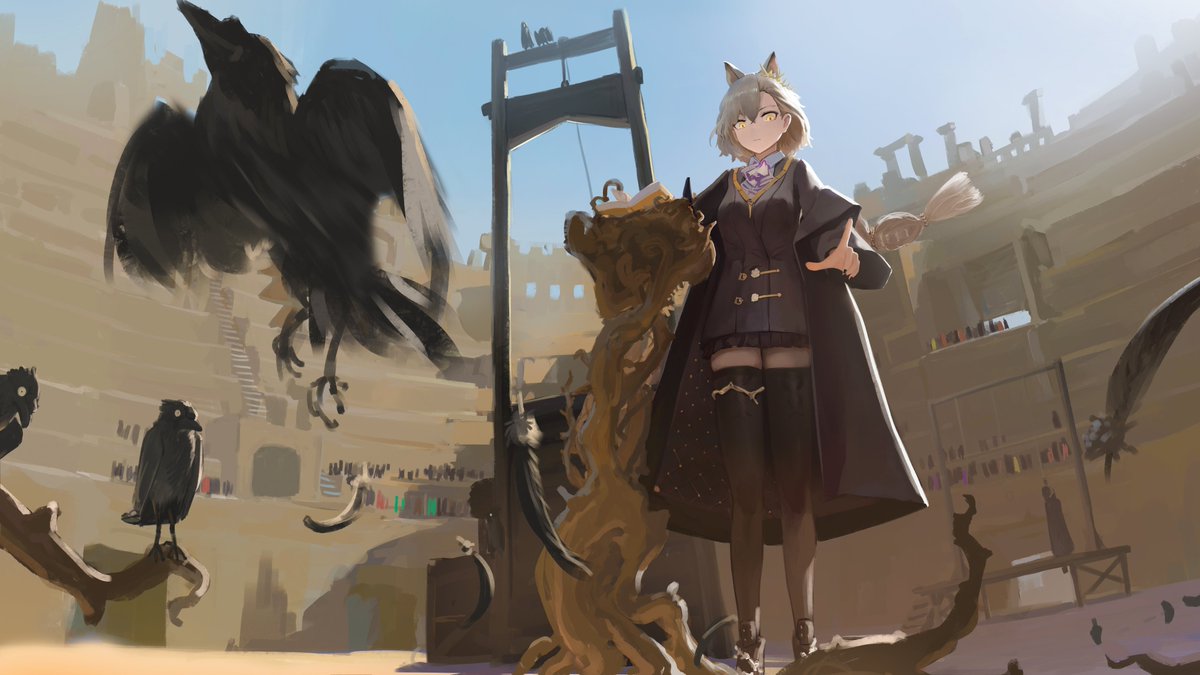 " 法典之外的罪恶，是否可以用法典之外的方式惩戒呢？"

#明日方舟 
#arknights 
#アークナイツ