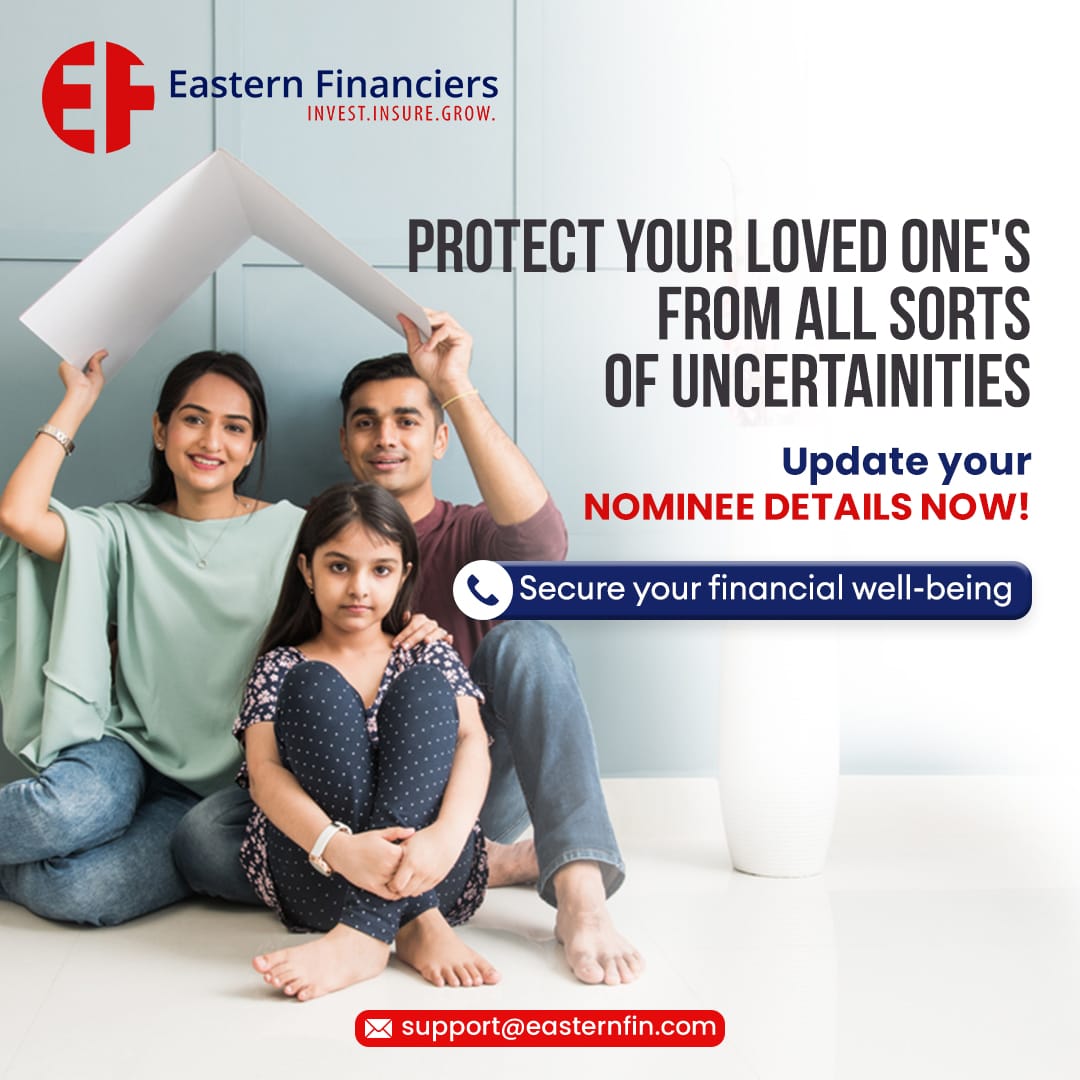 EasternFin's tweet image. 🏦 Safeguard Your Investments: 🤝Assign a nominee.
💡Ensure seamless succession.
👪Protect your family's future.
💬Communicate intentions clearly.
💭Plan for the unexpected.
#InvestmentProtection #NomineeMatters #SecureFuture #mutualfundssahihai #easternfinanciers @EasternFin