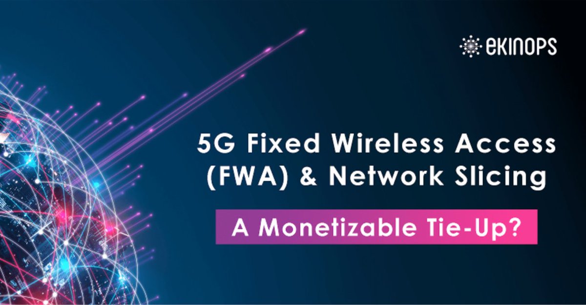 Explore network slicing, the potential of #5G Fixed #Wireless #Accesss (FWA) and what is needed to unlock FWA monetization opportunities in this blog authored by @AvidThink Founder and Principal Analyst @ChuaRoy! Read here: bit.ly/3qsY3yX