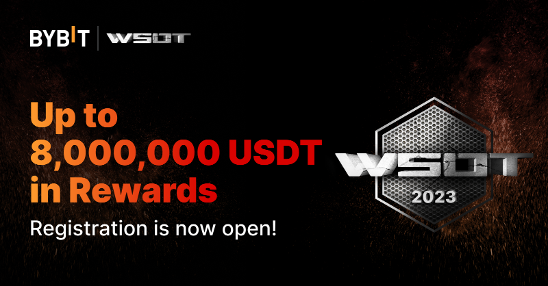 Bybit_Official's tweet photo. 📣 The Biggest Trading Competition #WSOT2023 is now underway! Assemble your dream team and take on other Traders!

💰 Up to 8,000,000 $USDT Prize Pool

🗓 Registration is now open till Aug 7, 2023

👉🏻 Here's how:
✅ Sign up &amp; 👥 Join a squad!

#TheUltimateAllStarShowdown