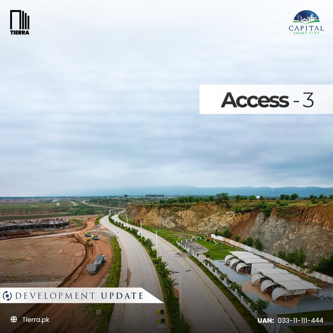 tierraassociate's tweet photo. See the fast-paced development progress of Capital Smart City Islamabad (CSCI) as of 30 July 2023. Swipe the fingers to see the CSCI’s latest construction progress.
#CapitalSmartCity #SmartCity #Islamabad #DevelopmentUpdates #Progress #TierraAssociates #FastProgress #SwipetheReel https://t.co/GKdpHaETuC