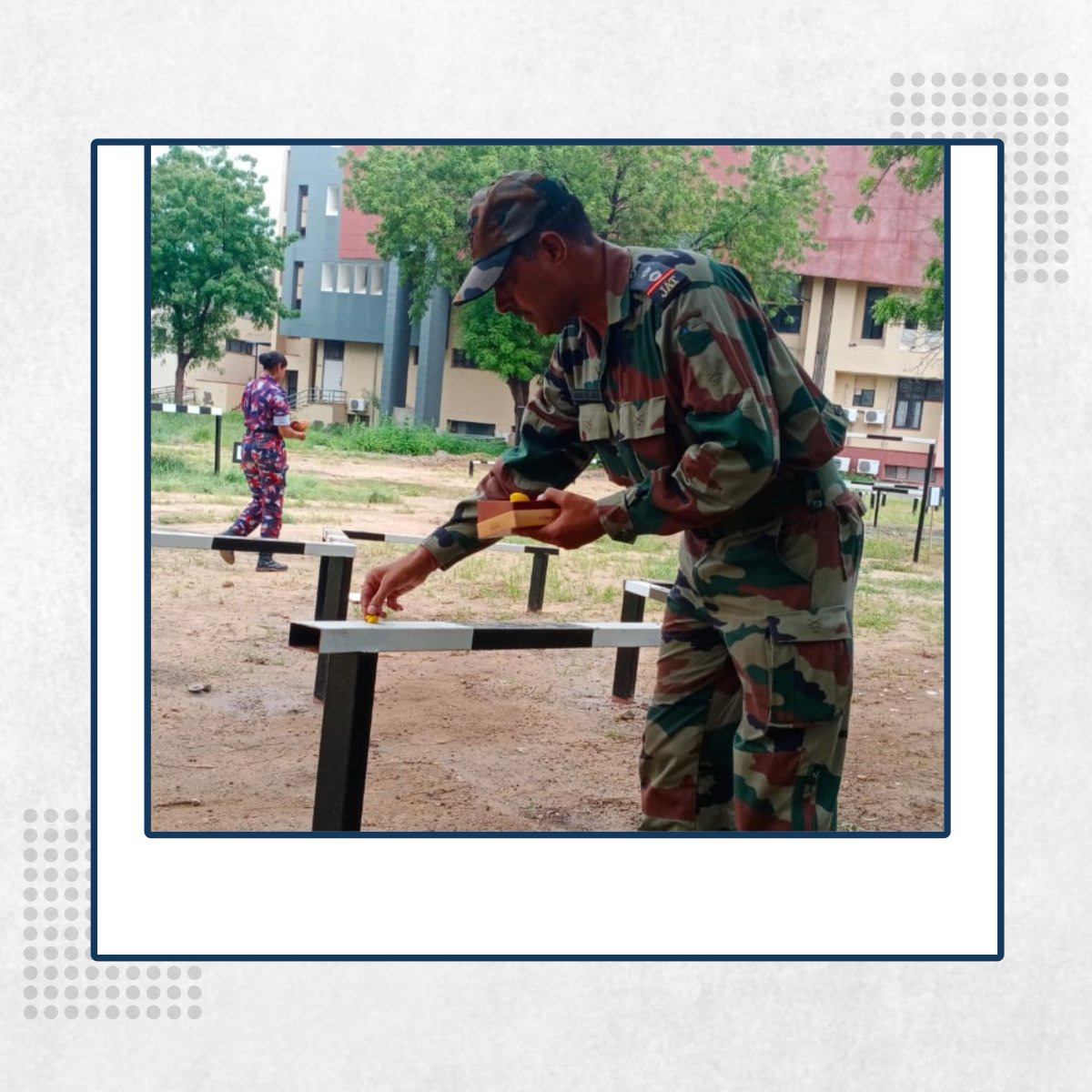 jiet_jodhpur's tweet photo. The obstacle course was inaugurated by Subedar Major Dharam Pal Singh, Hawaldar Manpreet Singh, and @GarimaLt 

After inauguration, NCC cadets practiced the obstacle course and completed them safely.

#jietuniverse #ncc #safety #perseverance #strength https://t.co/inGL2QGdEQ