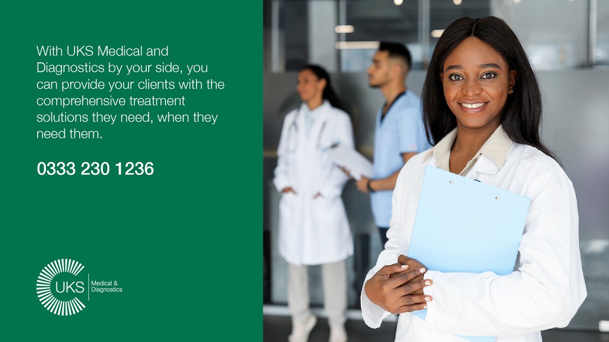 With UKS Medical and Diagnostics by your side, you can provide your clients with the comprehensive treatment solutions they need, when they need them.

uks-md.com 
#UKS #MedicalSolutions #TreatmentProvider #MedicoLegal