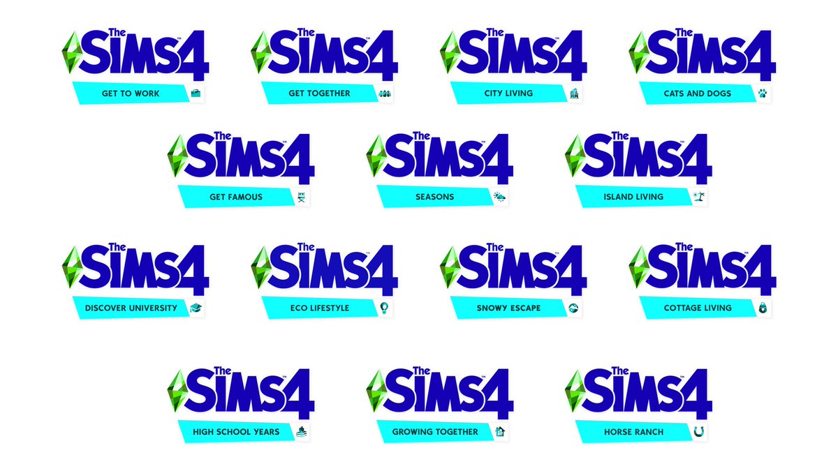 SimMattically's tweet image. I miss the days when The Sims logos were fun and unique. 🥺