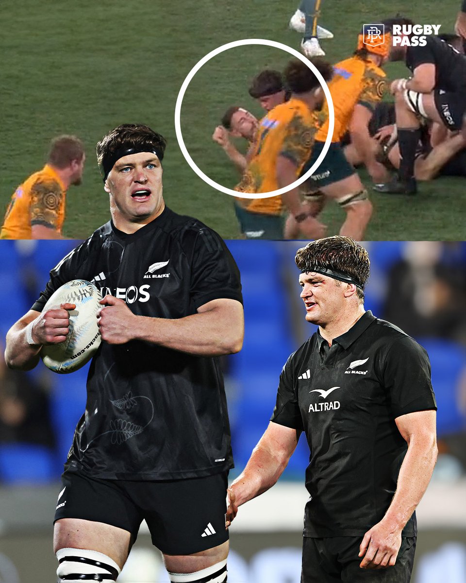 Since when did Scott Barrett become an enforcer 🔥 #RugbyChampionship